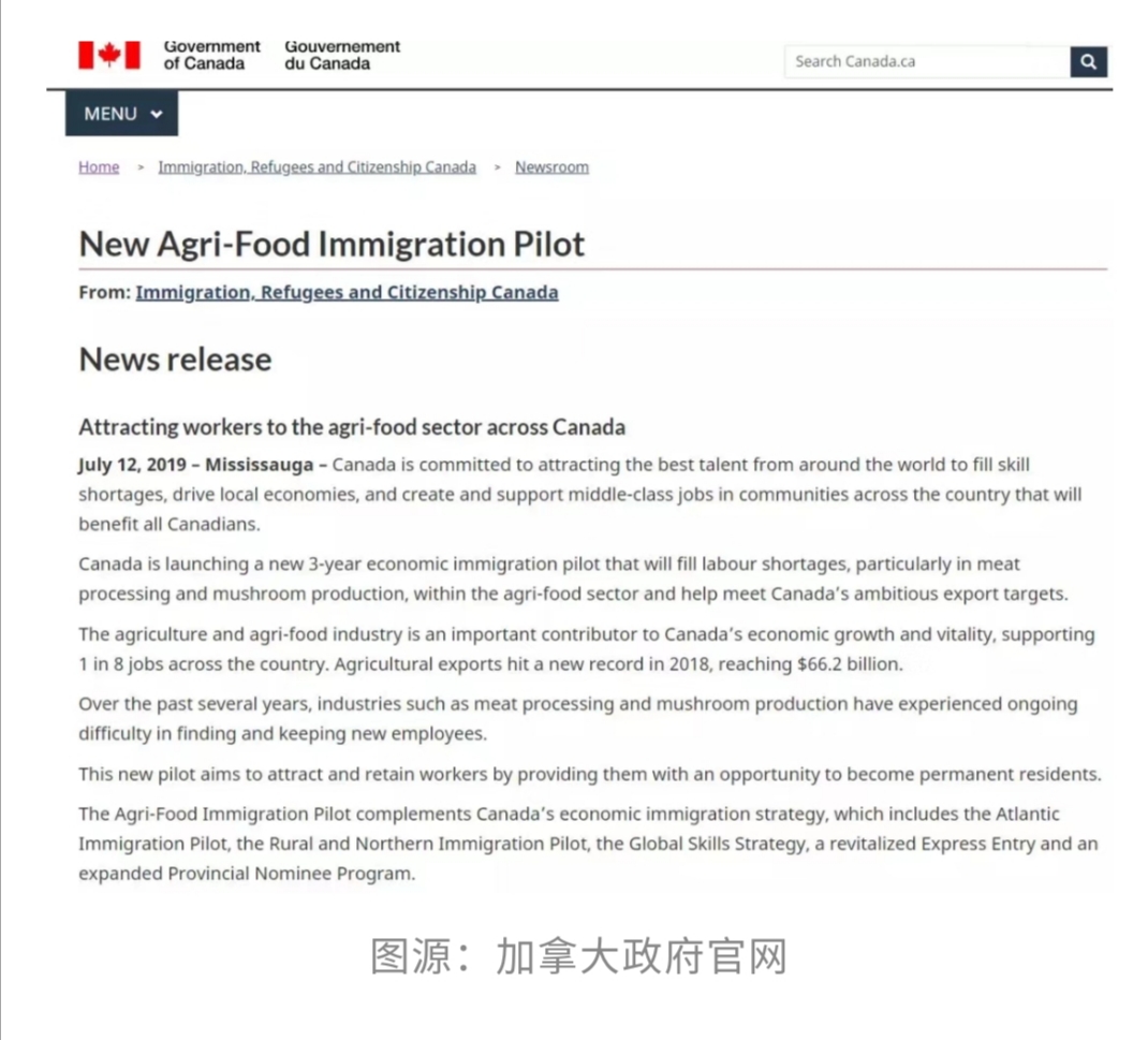加拿大移民食品行业_赢众移民
